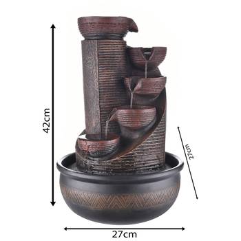 Five Steps Cylinderical Water Fountain 2
