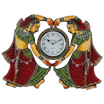 Decorative Analog Multicolour Wall Clock 1