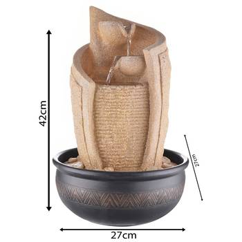 Ligh Brown Water Fountain 2