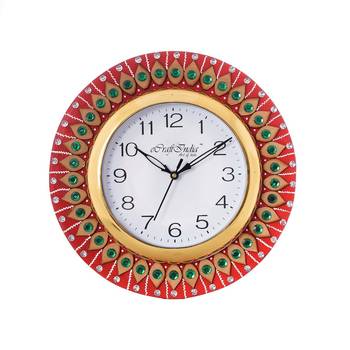 Decorative Handmade Wooden Handcrafted Wall Clock 2