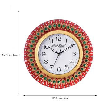 Decorative Handmade Wooden Handcrafted Wall Clock 3
