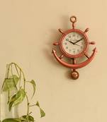 Decorative Retro Anchor Copper Pendulum Wall Clock