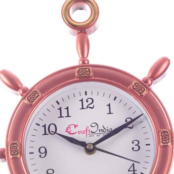 Decorative Retro Anchor Copper Pendulum Wall Clock 3