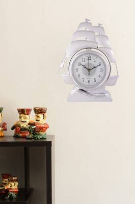Decorative Titanic Silver Pendulum Wall Clock - 15 Inch 3