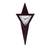 Decorative Analog Black Triangle Pendulum Wall clock