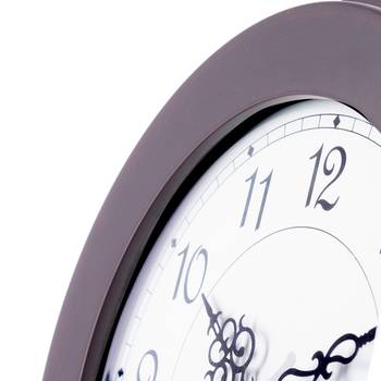 Decorative Analog Black Round Pendulum Wall clock 4