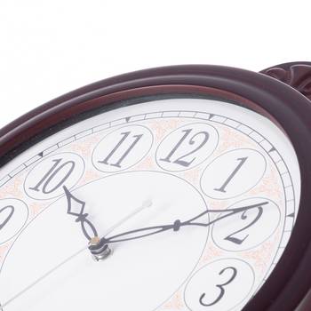 Decorative Analog Brown Round Pendulum Wall clock 4