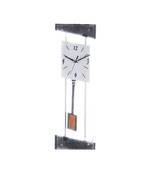 Decorative Analog Black Rectangle Pendulum Wall clock