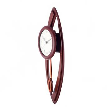 Decorative Analog Brown Round Pendulum Wall clock 3