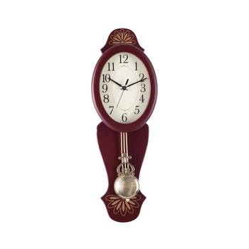Decorative Analog Brown Oval Pendulum Wall clock 1