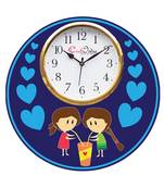 Friends Love Theme Wooden Colorful Round Wall Clock