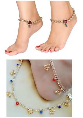 Multicolor Diamond Anklets 1