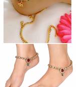 Multicolor Diamond Anklets