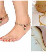 Multicolor Diamond Anklets