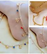 Multicolor Diamond Anklets