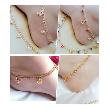 Multicolor Diamond Anklets 1