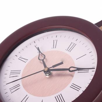 Decorative Analog Brown Round Pendulum Wall clock 4
