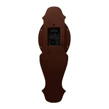 Cola Brown vertical wooden analog wall clock(21 cm x 7 cm) 5