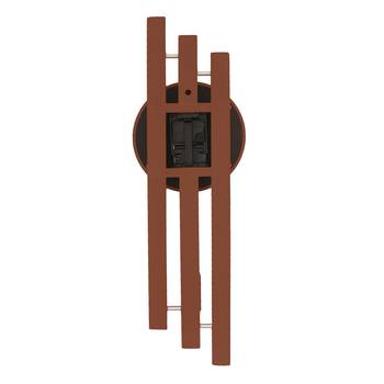 Rosewood vertical wooden analog wall clock(58 cm x 19.5 cm) 4