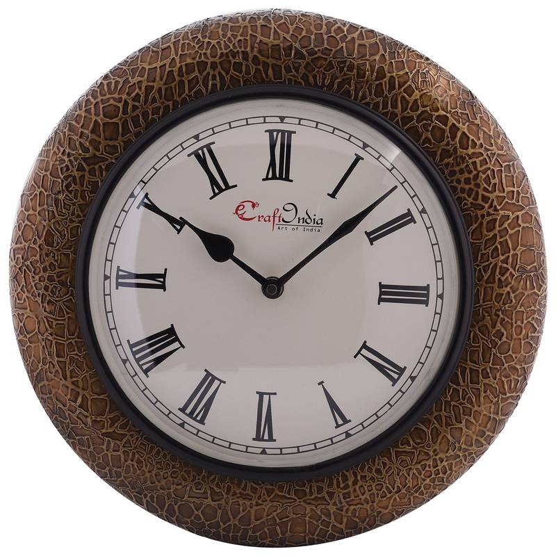 Wooden Ethnic Handcrafted Premium Wall Clock eCraftIndia 3082934