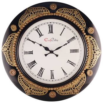 Wooden Ethnic Handcrafted Premium Wall Clock 1