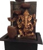 Golden Lord Ganesha Water Fountain