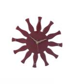 Premium Decorative Analog Brown Round Wooden Wall Clock
