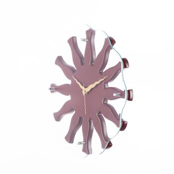Premium Decorative Analog Brown Round Wooden Wall Clock 2