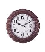 Decorative Analog Dark Brown Wall Clock