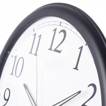 Premium Decorative Analog Black Round Wooden Wall Clock 3
