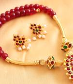 Beautiful Handmade Kemp Green Necklace Set