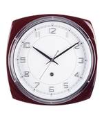 Premium Decorative Analog Brown Round Wooden Wall Clock