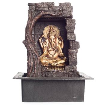 Textured Lord Ganesha Water Fountain 2