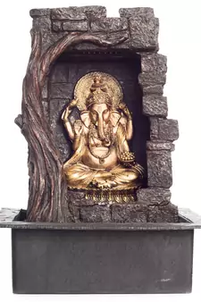 Textured Lord Ganesha Water Fountain