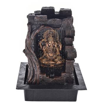 Textured Lord Ganesha Water Fountain 4