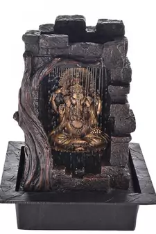 Textured Lord Ganesha Water Fountain