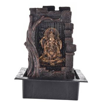 Textured Lord Ganesha Water Fountain 5