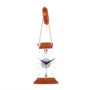 Premium Decorative Analog Brown Polygon Wooden Wall Clock 1