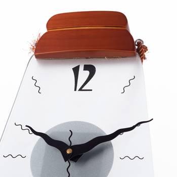 Premium Decorative Analog Brown Polygon Wooden Wall Clock 3