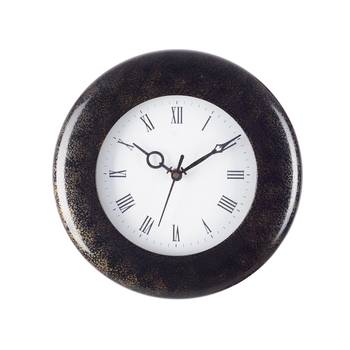 Premium Decorative Analog Black Round Wooden Wall Clock 1