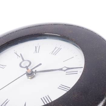 Premium Decorative Analog Black Round Wooden Wall Clock 3