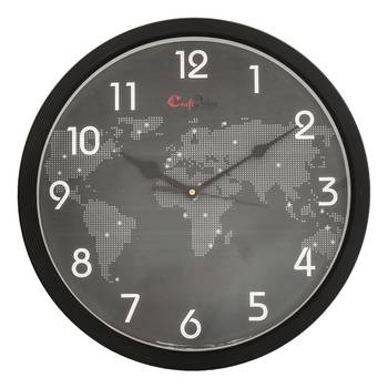 Designer Round Analog Black Wall Clock 1