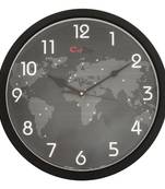 Designer Round Analog Black Wall Clock
