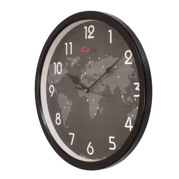 Designer Round Analog Black Wall Clock 3