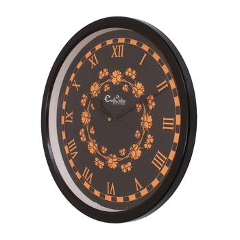 Designer Round Analog Black Wall Clock 3