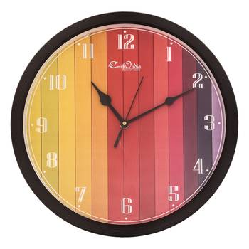 Designer Round Analog Black Wall Clock 1