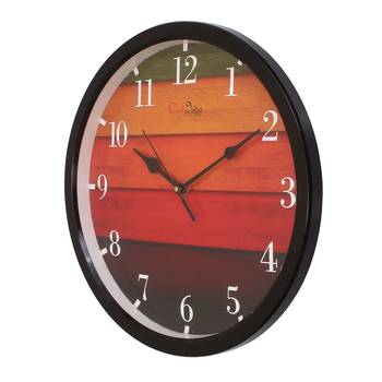 Designer Round Analog Black Wall Clock 3
