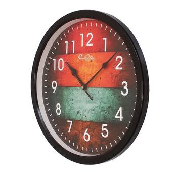 Designer Round Analog Black Wall Clock 3