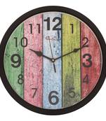 Designer Round Analog Black Wall Clock