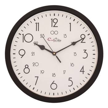 Designer Round Analog Black Wall Clock 1